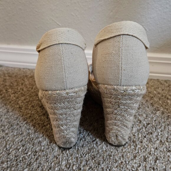 Shoe Dazzle - Connee Lace Up Espadrille Wedge - Picture 3 of 4